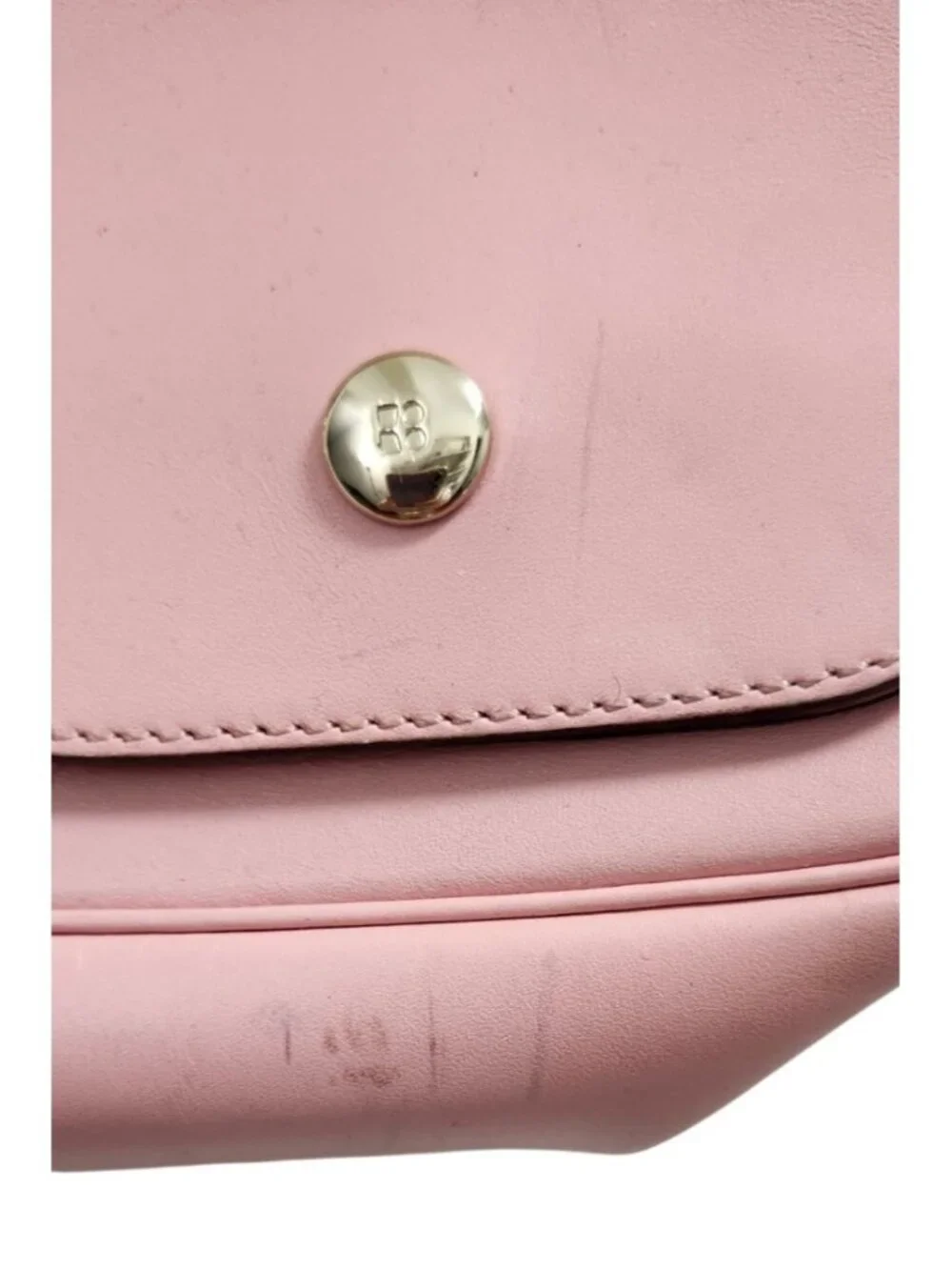 Kate Spade New York Pink Leather Shoulder Bag Purse Gold Hardware Y2K Vintage